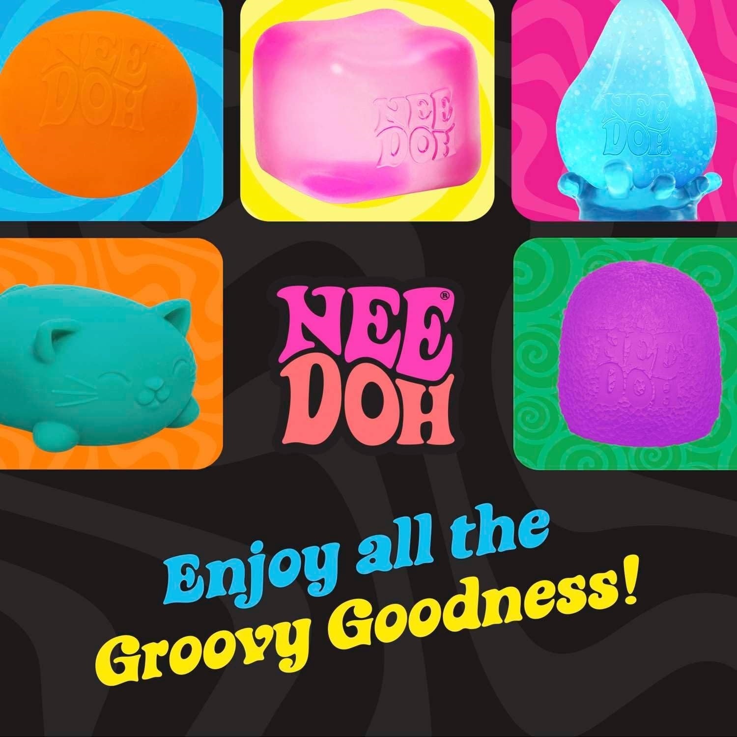 NeeDoh Nice Cube Glow - Glows in the Dark - Assorted - Image 7